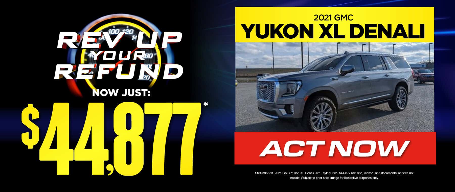 2021 GMC Yukon XL Denali $44,877