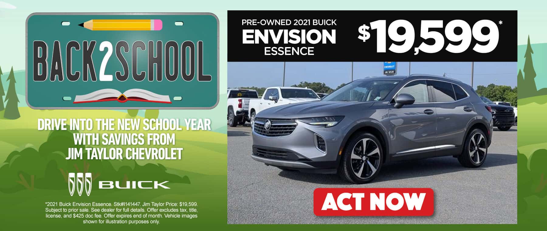 Pre-Owned 2021 Buick Envision Essence "$19,599* LINK TO VEHICLE"