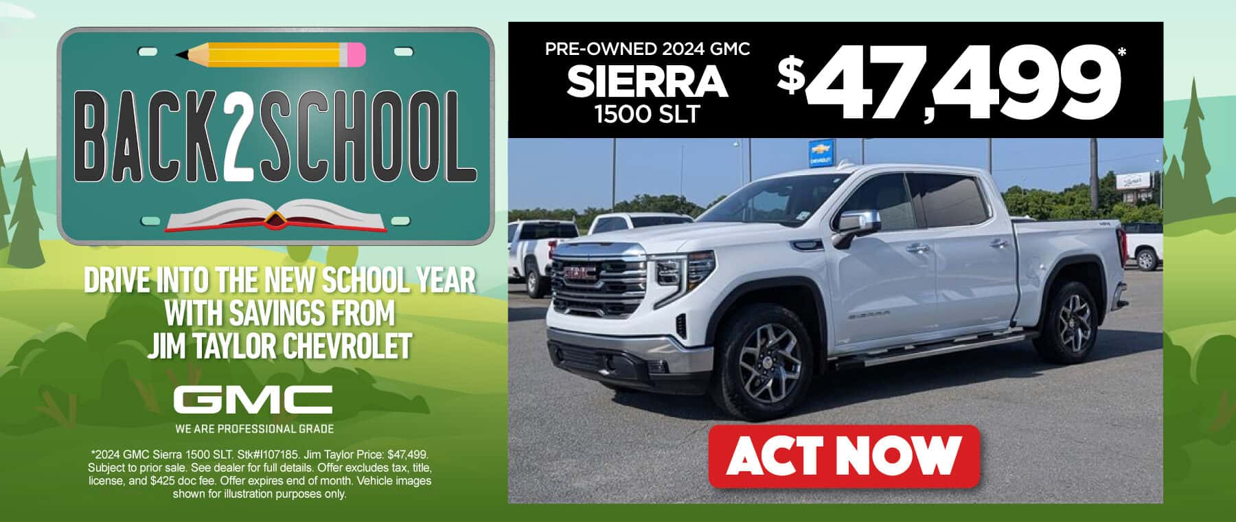 Pre-Owned 2024 GMC Sierra 1500 SLT "$47,499* LINK TO VEHICLE"