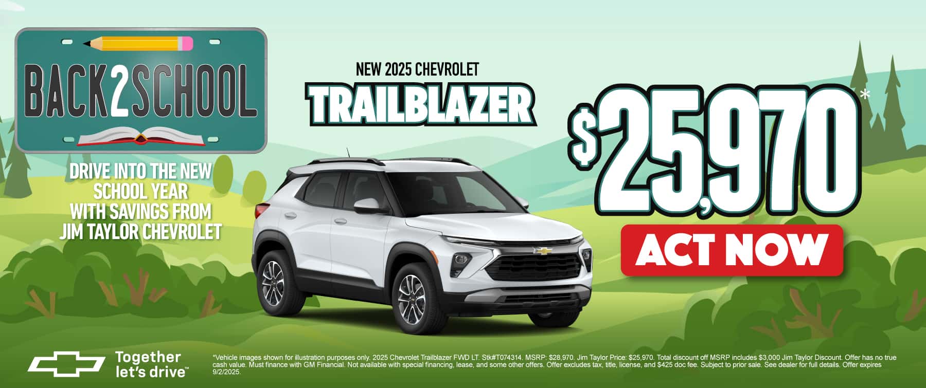 New 2025 Chevrolet Trailblazer "$25,970* LINK TO VEHICLE"