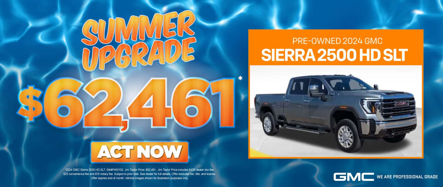 Pre-Owned 2024 GMC Sierra 2500 HD SLT "$62,461* LINK TO VEHICLE"