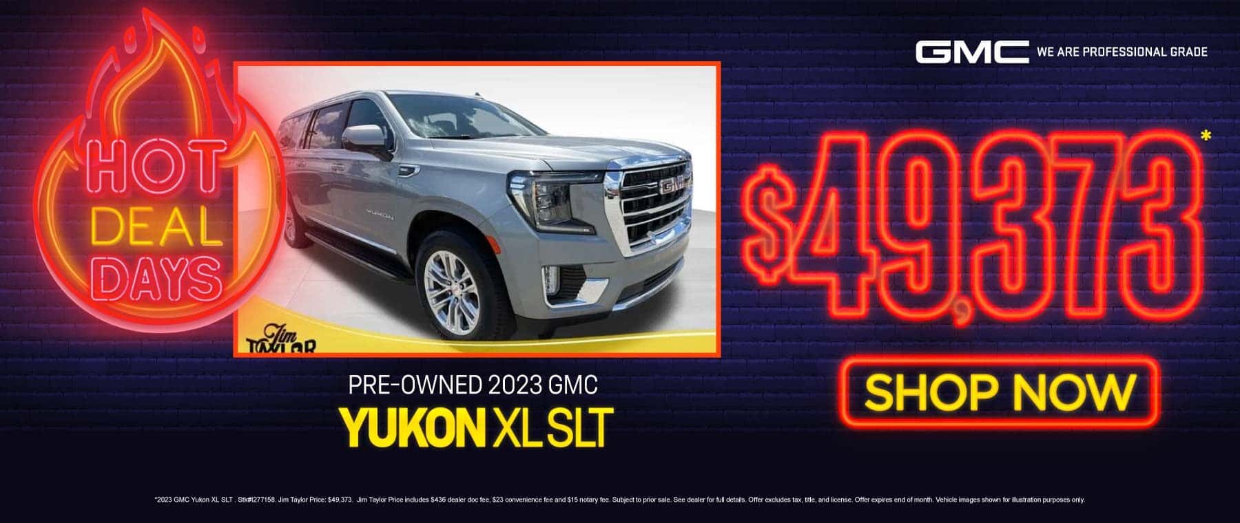 Pre-Owned 2023 GMC Yukon XL SLT