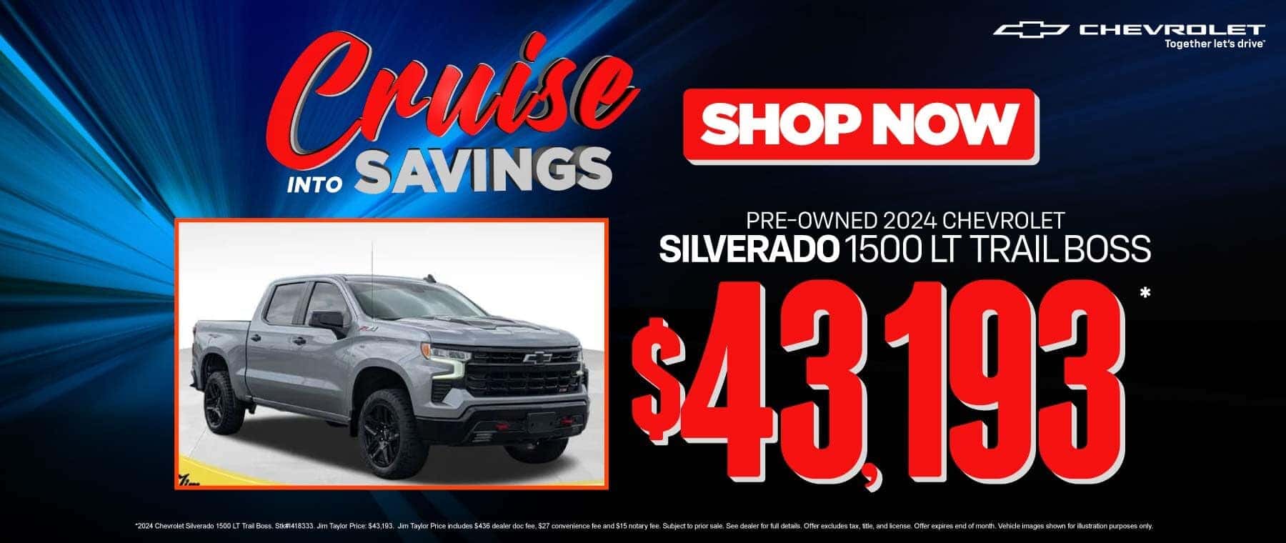 Pre-Owned 2024 Chevrolet Silverado 1500 LT Trail Boss