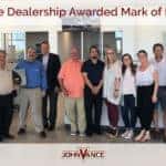 John Vance Mark of Excellence