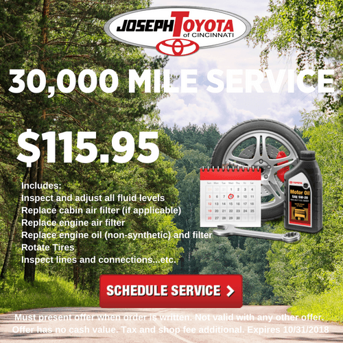 SeptOct 30,000 MILE SERVICE