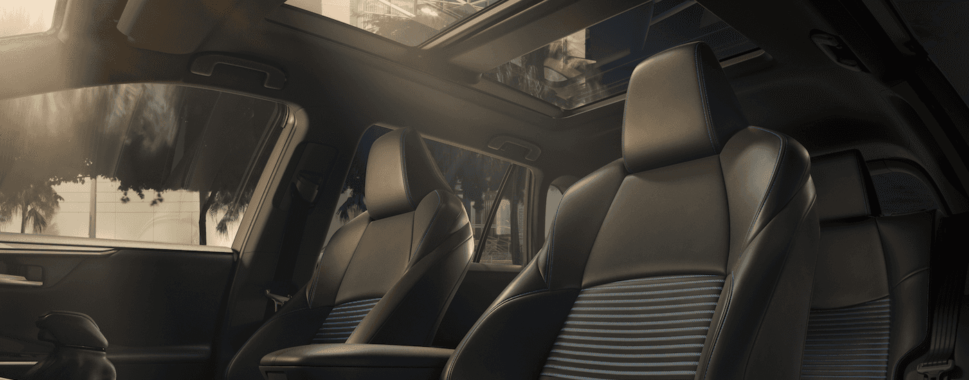 2019 Toyota Rav4 black leather seats
