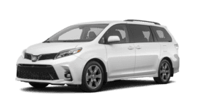 White 2019 Toyota Sienna