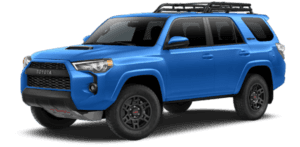 A bright blue 2019 Toyota 4Runner TRD Pro from Joseph Toyota of Cincinnati