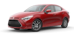 A bright red 2019 Toyota Yaris from Joseph Toyota
