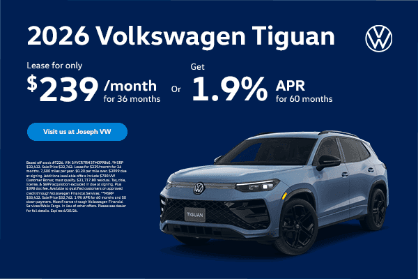 Lease A 2026 VW Tiguan