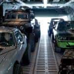 Parachuting cars in Furious 7
