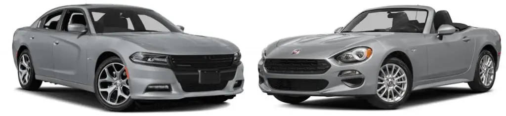 18 Dodge Charger Vs 18 Fiat Spider