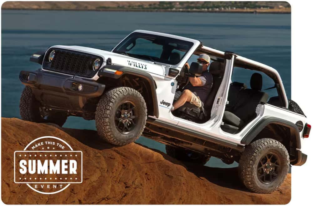 Bright White Jeep Wrangler 4xe 2025