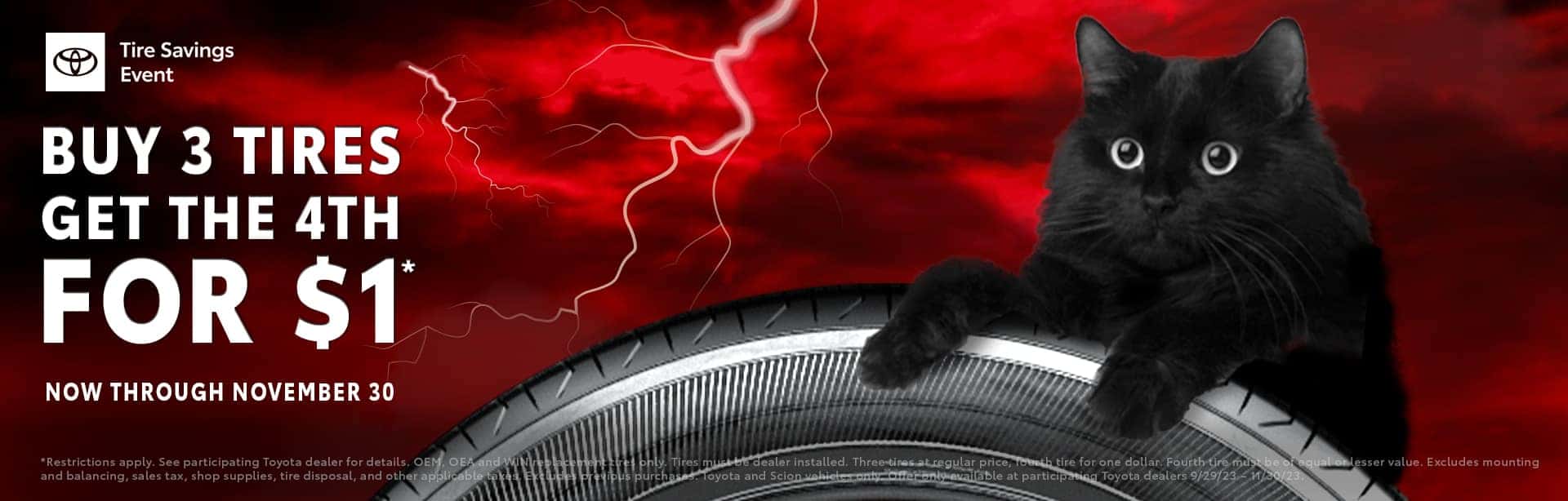 October Toyota Tire Sales Event