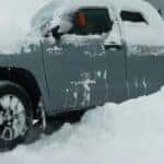 Toyota Tundra out of the snow