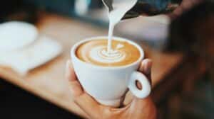 Latte in a Eugene coffee shop
