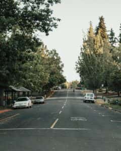 Street in Eugene, Oregon