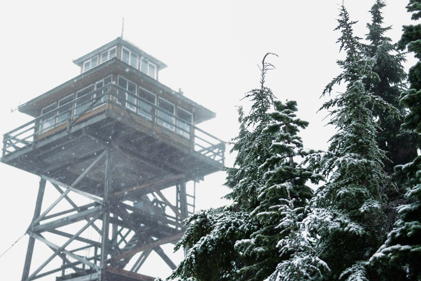 Snow in Oregon