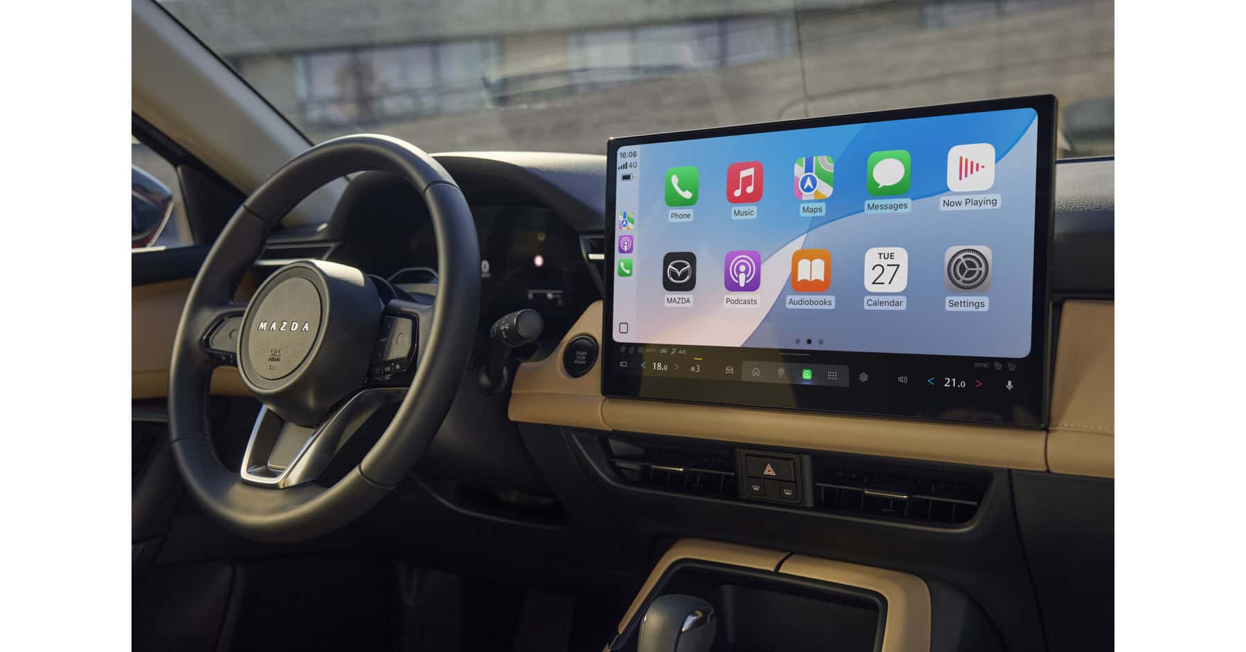 Mazda infotainment screen