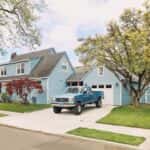 Car in driveway