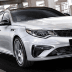 White 2020 Kia Optima S on Highway