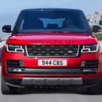 2020 land rover range rover red exterior front view