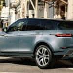2020 Range Rover Evoque turning a street corner