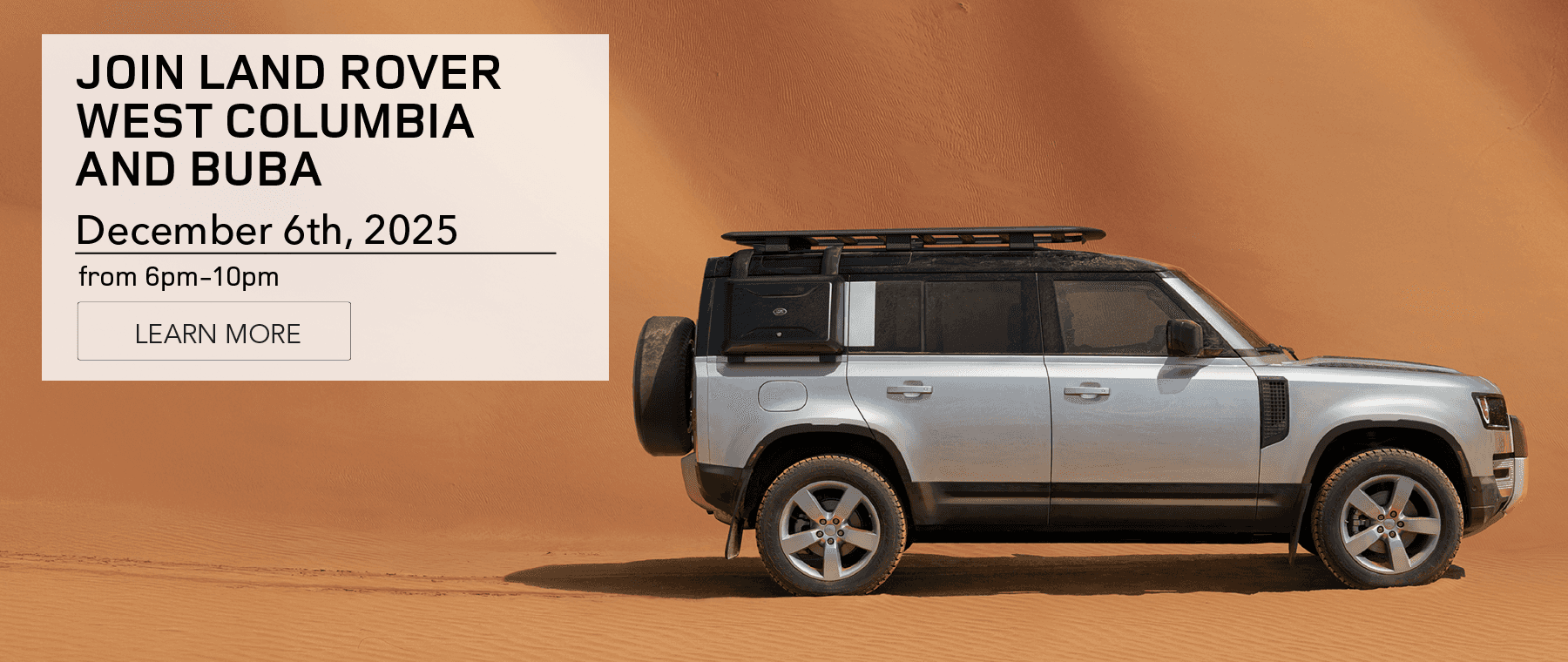land rover buba event