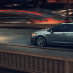 2020 Toyota Corolla on the road