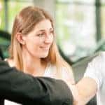 couple making a deal
