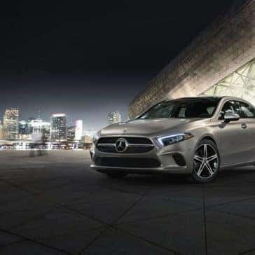 2019 MB A-Class At night