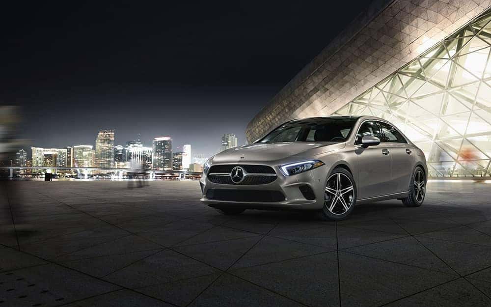 2019 MB A-Class At night