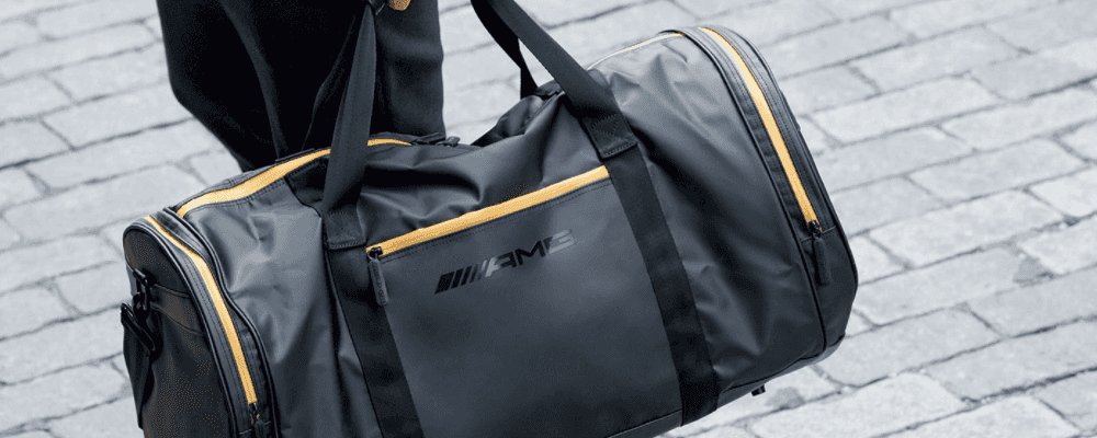 mercedes benz duffle bag