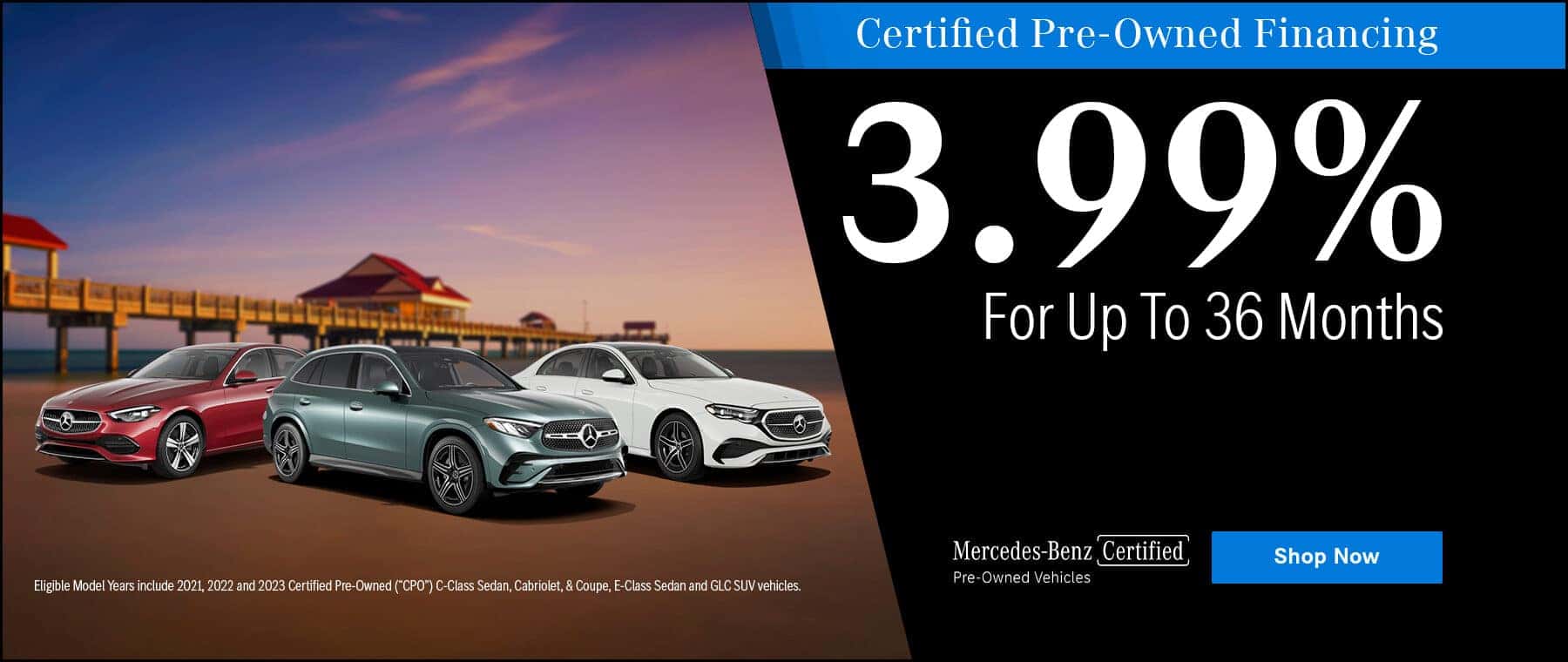 Certified Pre-Owned Finance Promo