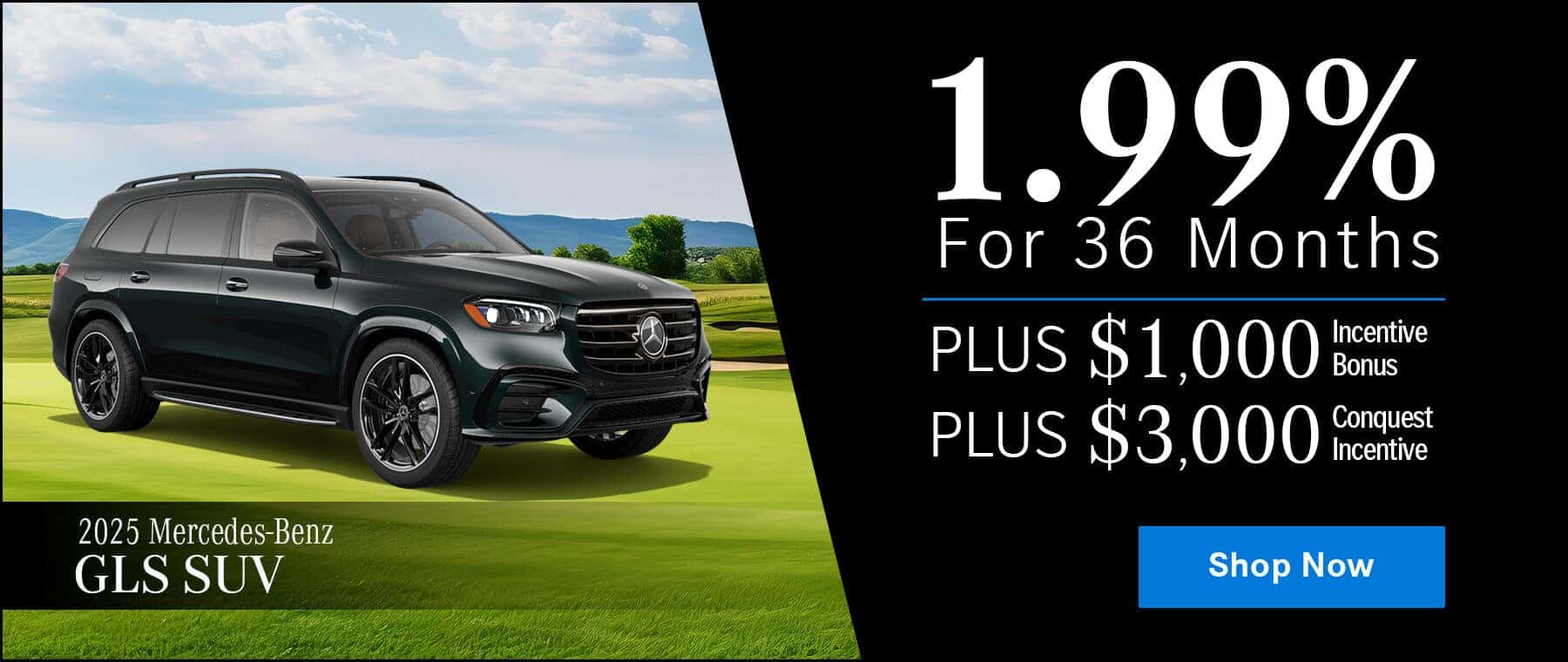 2025 GLS SUV APR Promo