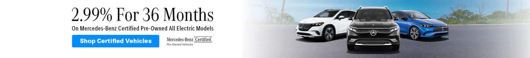Mercedes-Benz Certified Pre-Owned All Electric Models
