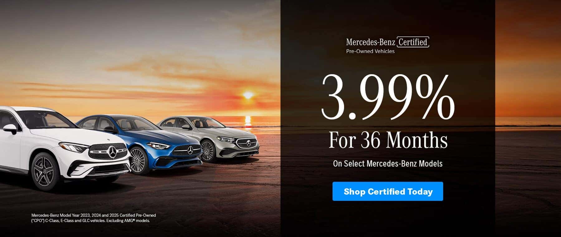 Mercedes-Benz Certified Pre-Owned Promo