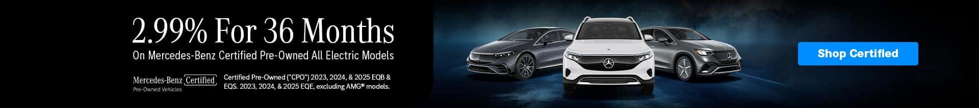 Certified Pre-Owned Mercedes-Benz Promo