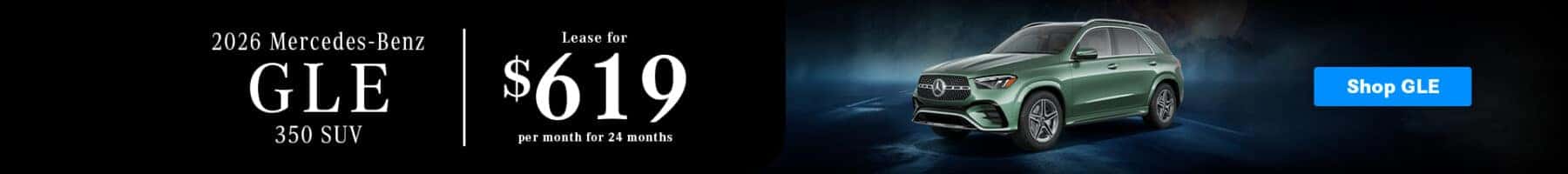 New Mercedes-Benz GLE SUV Lease Promo