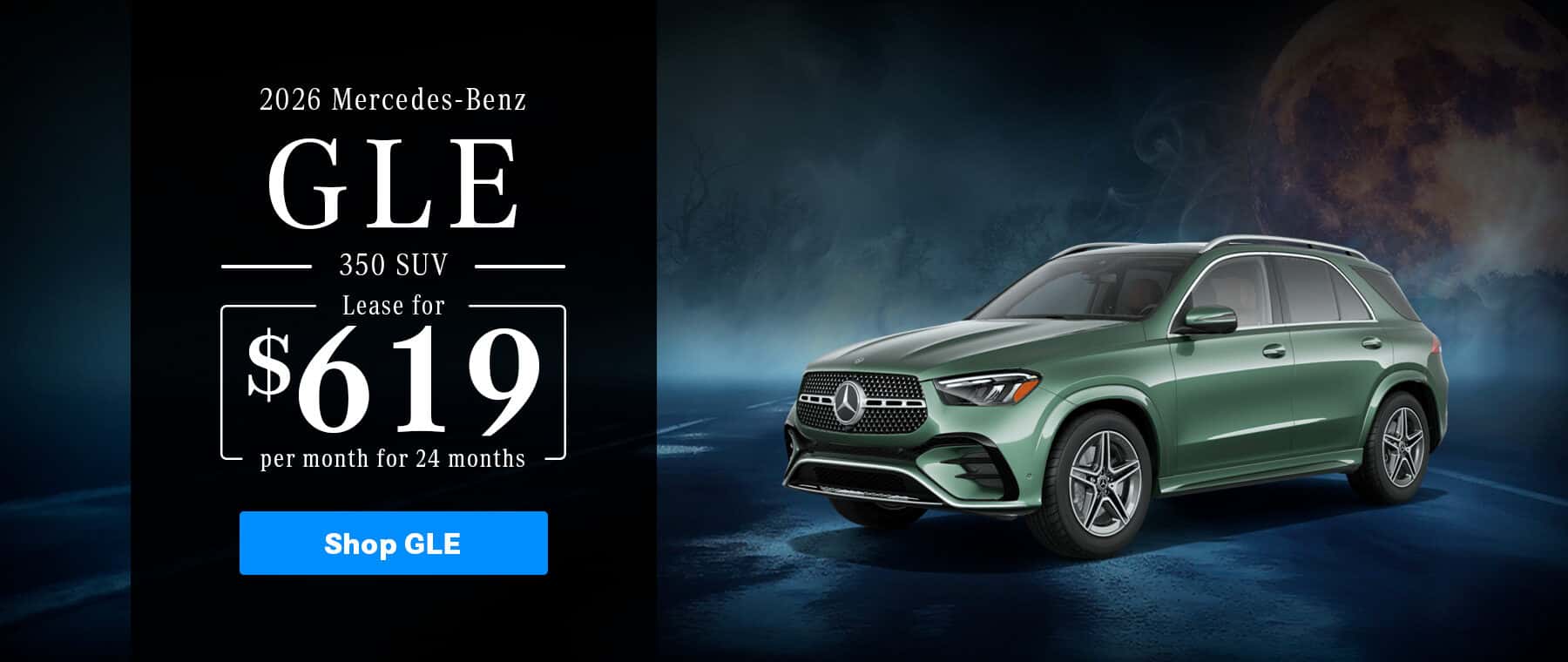 New Mercedes-Benz GLE SUV Lease Promo
