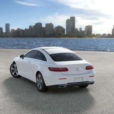 2018 Mercedes Benz E Class Coupe rear view