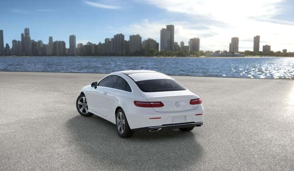2018 Mercedes Benz E Class Coupe rear view