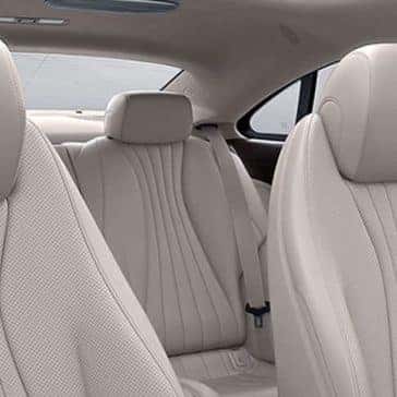 2018 Mercedes Benz E Class Coupe seats
