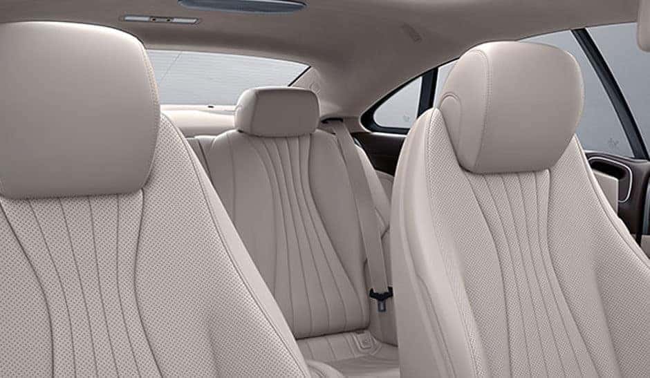 2018 Mercedes Benz E Class Coupe seats