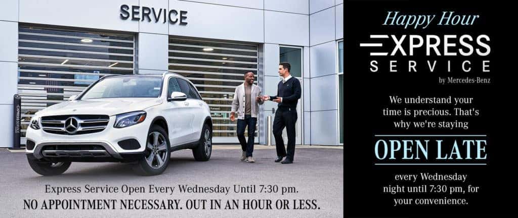 Mercedes service deals hours