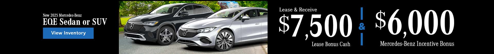 2025 EQE EV Promo