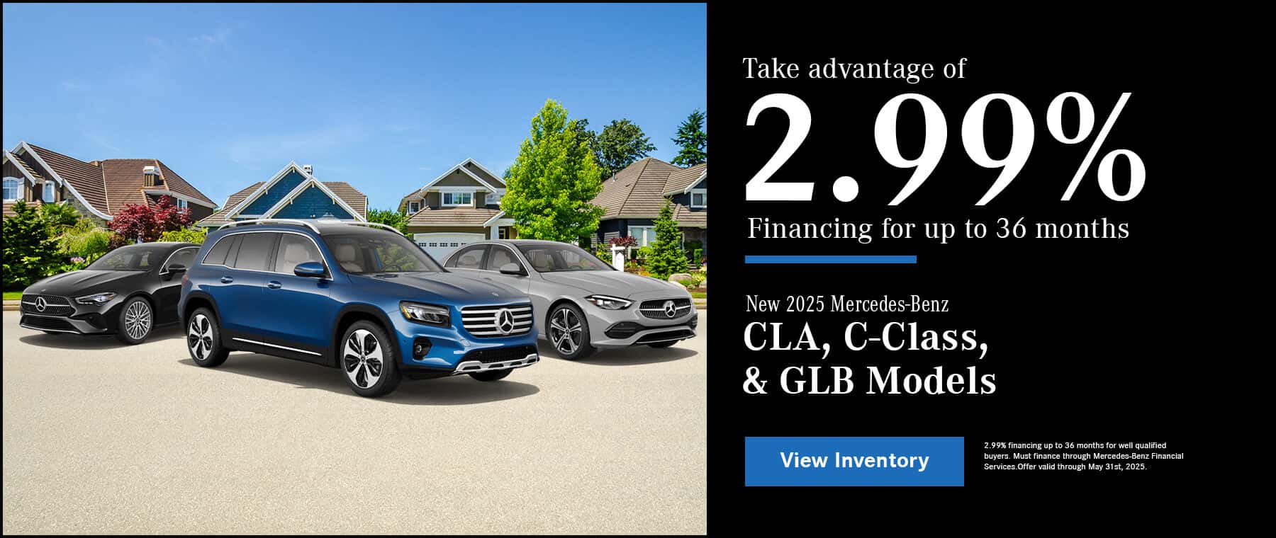 New Mercedes-Benz Finance Promo