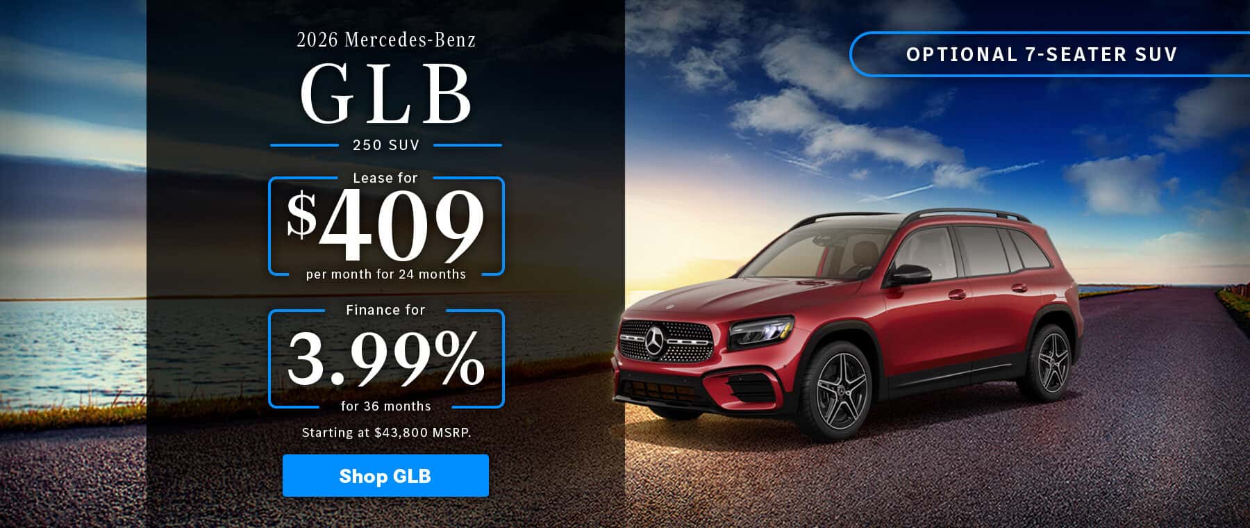 2026 Mercedes-Benz GLB Promo