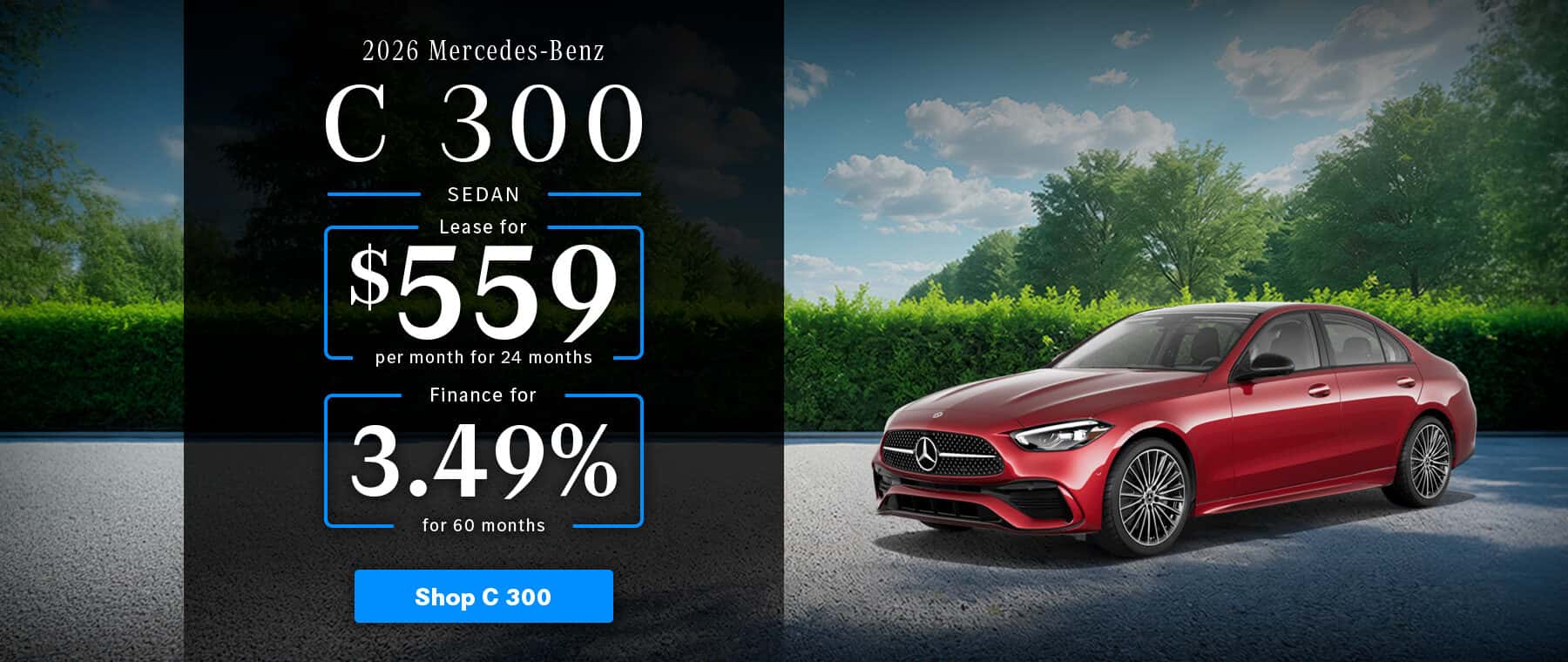 2026 Mercedes-Benz C300 Promo