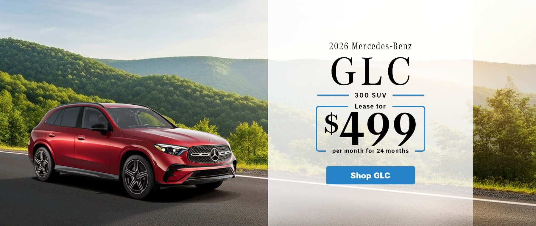 2026 Mercedes-Benz GLC 300 Lease Promo
